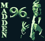 Madden '96 screenshot 3 for GameBoy